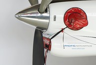 3-Blade Propeller, with exhaust stack covers & bungs